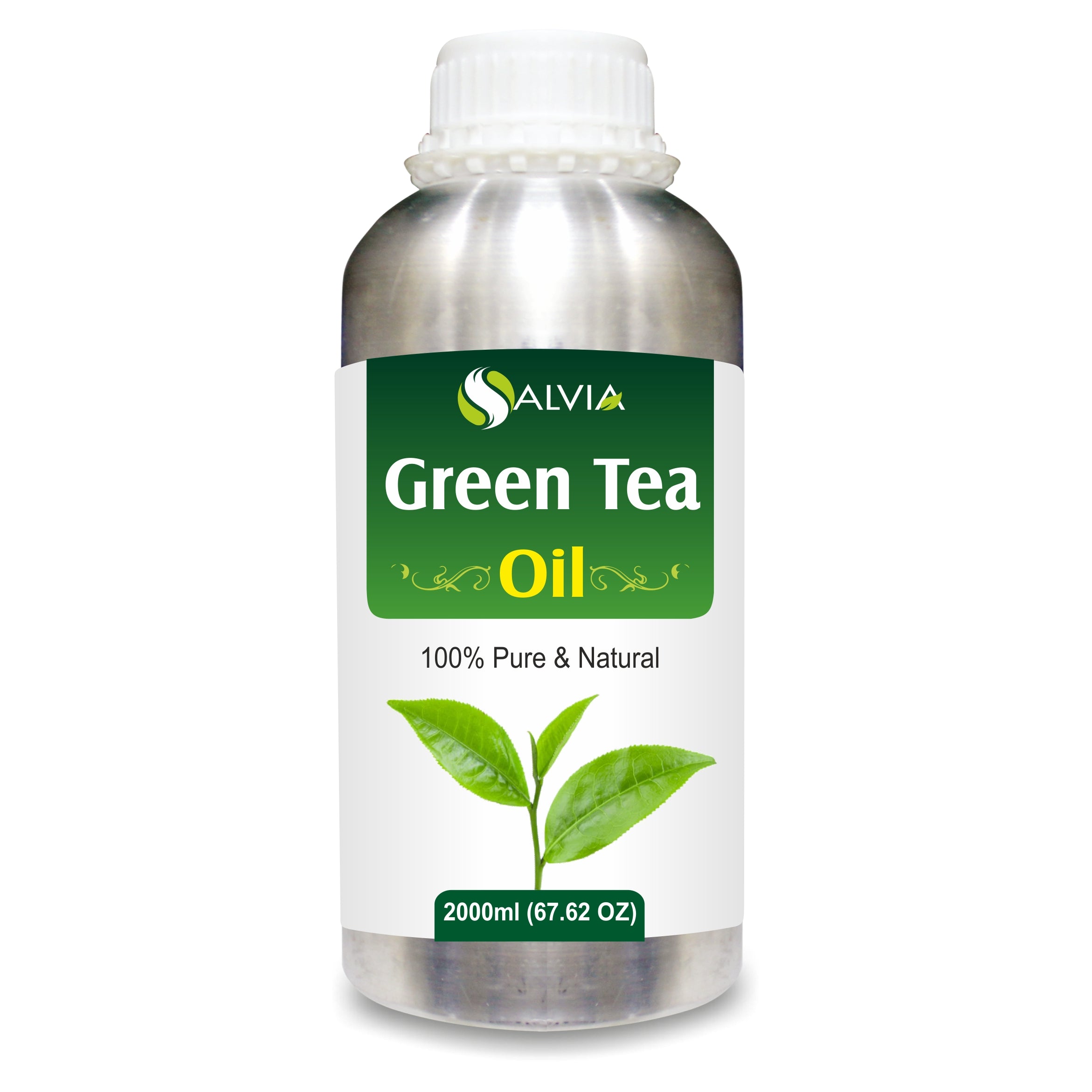 Salvia Natural Carrier Oils 2000ml Green Tea Oil